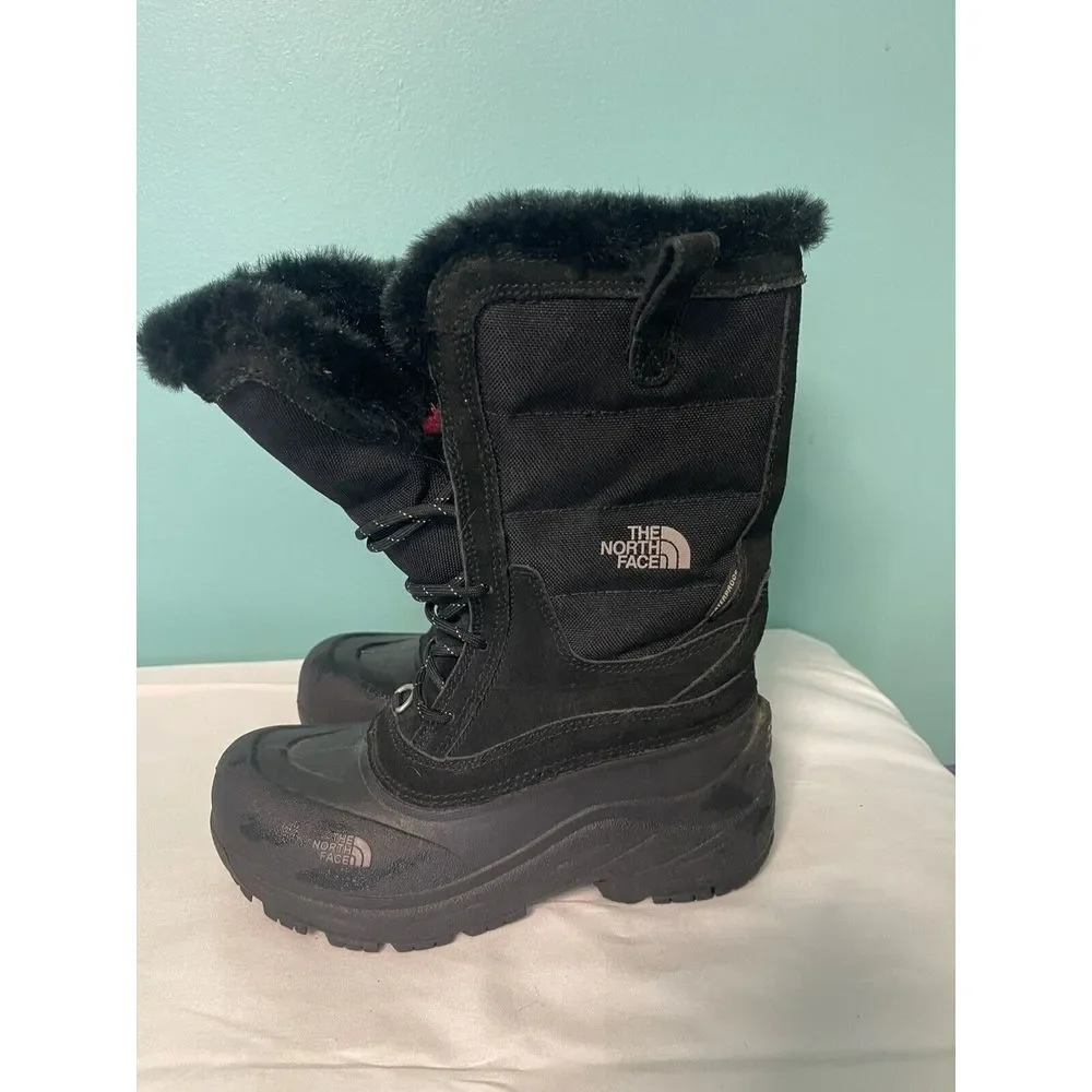 The North Face Shellista Girls Heatseeker Insulated Winter Snow Boots Youth Sz 3